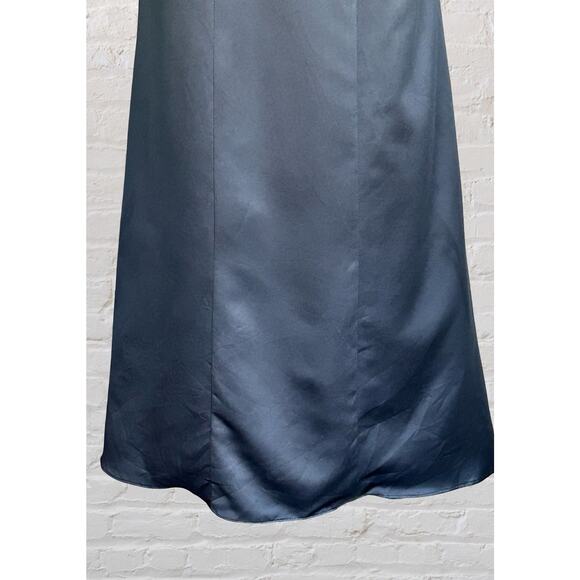 Vintage Y2K 90s Black Pink Strapless Prom Dress S 2 3 4 Whimsigoth Dark Fairy - Picture 4 of 9